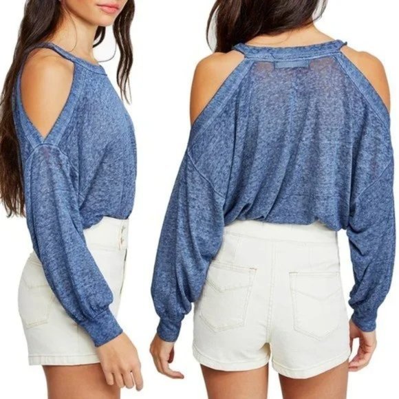Free People Tops - Free People Chill Out Cold Shoulder Top. XS